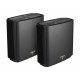 ZenWiFi XT8 (B-2-PK), EU_UK plug | 802.11ax | 10/100/1000 Mbit/s | Ethernet LAN (RJ-45) ports 3 | Mesh Support Yes | MU-MiMO Yes | 3G/4G data sharing | Antenna type Internal | 1 ZenWiFi XT8 (B-2-PK), EU_UK plug | 802.11ax | 10/100/1000 Mbit/s | Ethernet LAN (RJ-45) ports 3 | Mesh Support Yes | MU-MiMO Yes | 3G/4G data sharing | Antenna type Internal | 1