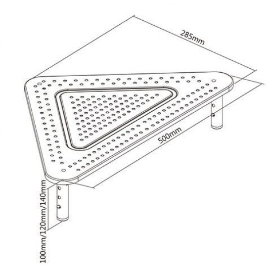 Adjustable monitor stand (triangle) Adjustable monitor stand (triangle)