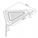 Adjustable monitor stand (triangle) Adjustable monitor stand (triangle)