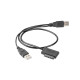 Adapter USB(M)+Power -> SATA Slim SSD (The cable)