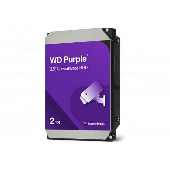 Western Digital | Hard Drive | Purple WD23PURZ | N/A RPM | 2000 GB