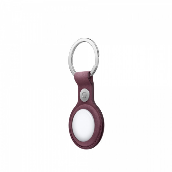 AirTag FineWoven Key Ring - Mulberry
