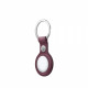 AirTag FineWoven Key Ring - Mulberry