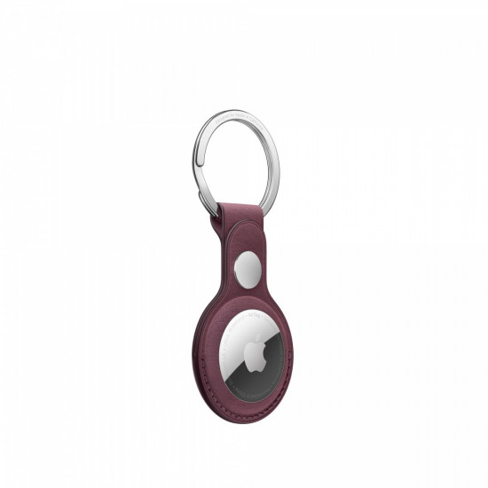 AirTag FineWoven Key Ring - Mulberry