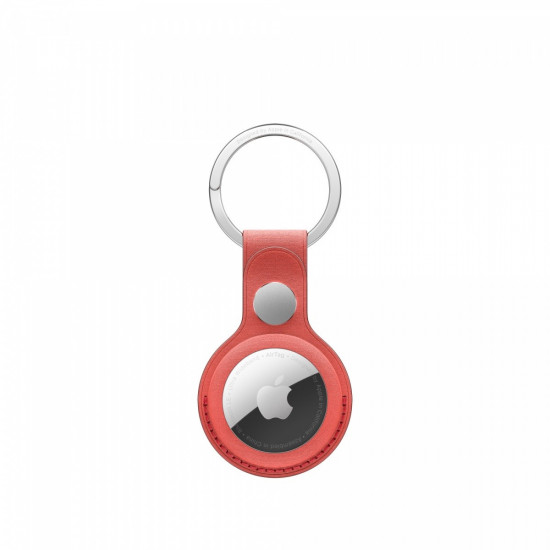 AirTag FineWoven Key Ring - Coral AirTag FineWoven Key Ring - Coral