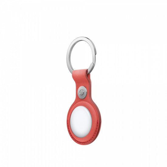 AirTag FineWoven Key Ring - Coral AirTag FineWoven Key Ring - Coral