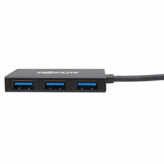4-Port Slim Portable USB-A Hub - USB 3.2 Gen 1, Aluminum Housing U360-004-4A-AL