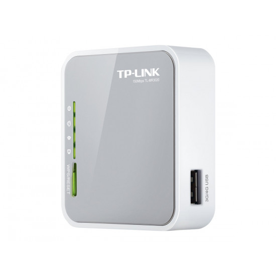 4G LTE Router | TL-MR3020 | 802.11n | 300 Mbit/s | 10/100 Mbit/s | Ethernet LAN (RJ-45) ports 3 | Mesh Support No | MU-MiMO No | No mobile broadband | Antenna type 2xDetachable antennas 4G LTE Router | TL-MR3020 | 802.11n | 300 Mbit/s | 10/100 Mbit/s | Ethernet LAN (RJ-45) ports 3 | Mesh Support No | MU-MiMO No | No mobile broadband | Antenna type 2xDetachable antennas