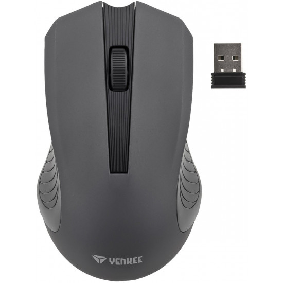 2.4GHz symmetrical wireless mouse, 3 buttons, range 10 m