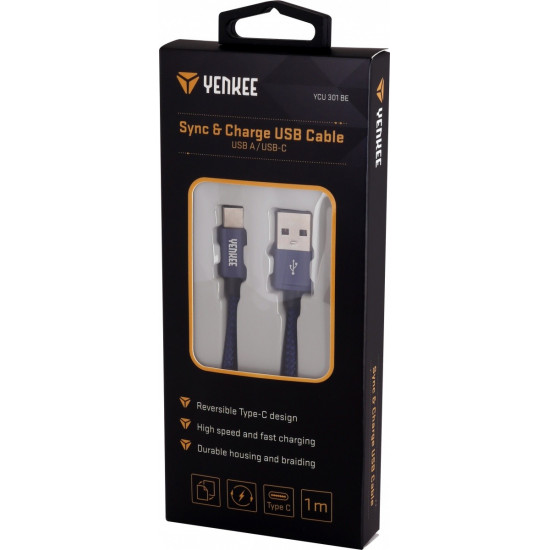 Cable USB A-USB C 1m