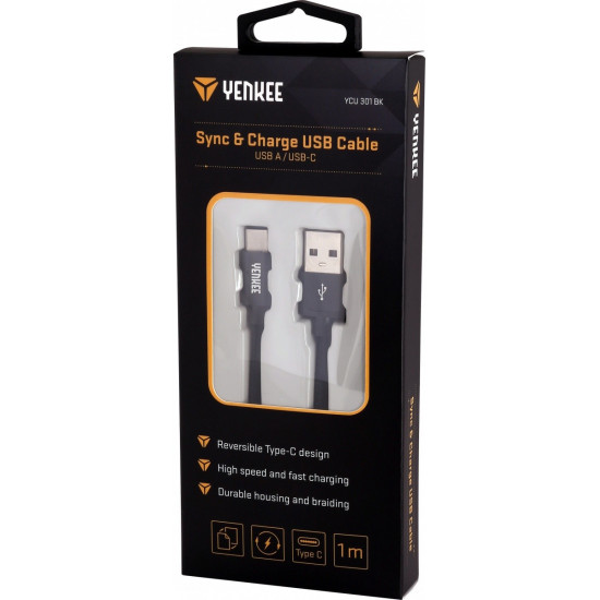 Cable USB A-USB C 1m