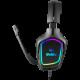 Gaming headphones with microphone AP-U750MV, black (USB, RGB) Gaming headphones with microphone AP-U750MV, black (USB, RGB)