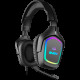 Gaming headphones with microphone AP-U750MV, black (USB, RGB) Gaming headphones with microphone AP-U750MV, black (USB, RGB)