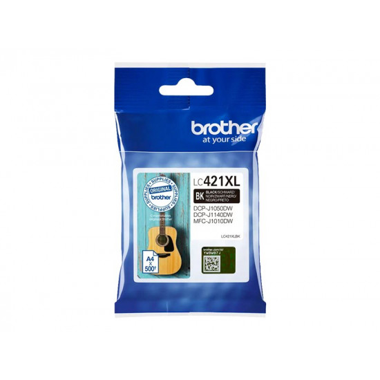 BROTHER 500-page high capacity Black ink cartridge for DCP-J1050DW MFC-J1010DW and DCP-J1140DW BROTHER 500-page high capacity Black ink cartridge for DCP-J1050DW MFC-J1010DW and DCP-J1140DW