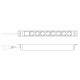 1U Aluminum PDU DN-95428