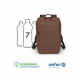 Backpack COMMUTER for a 13-16 inch notebook, brown Backpack COMMUTER for a 13-16 inch notebook, brown