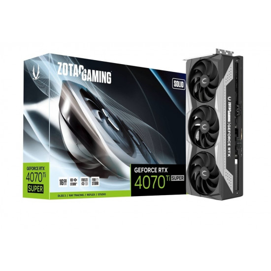 Graphics card GeFroce RTX 4070 Ti SUPER SOLID 16GB GDDR6X 256bit Graphics card GeFroce RTX 4070 Ti SUPER SOLID 16GB GDDR6X 256bit