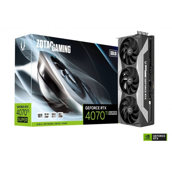 Graphics card GeFroce RTX 4070 Ti SUPER SOLID 16GB GDDR6X 256bit Graphics card GeFroce RTX 4070 Ti SUPER SOLID 16GB GDDR6X 256bit