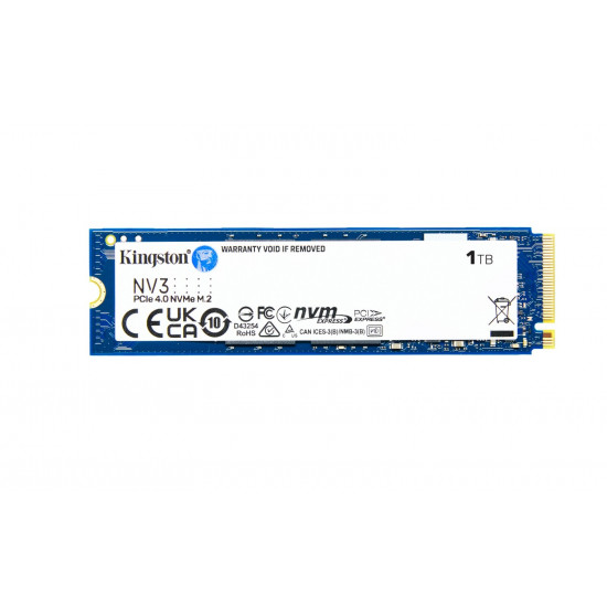 SSD NV3 1TB M.2 2280 PCI-e 4.0 NVMe 6000/4000 SSD NV3 1TB M.2 2280 PCI-e 4.0 NVMe 6000/4000