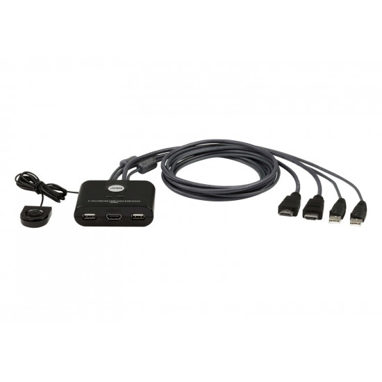 2-port USB VGA FHD HDMI KVM Switch 2-port USB VGA FHD HDMI KVM Switch