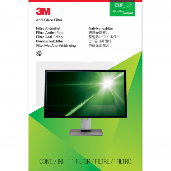 3M Blendschutzfilter für 23,8 Breitbild-Monitor 16:9 3M Blendschutzfilter für 23,8 Breitbild-Monitor 16:9