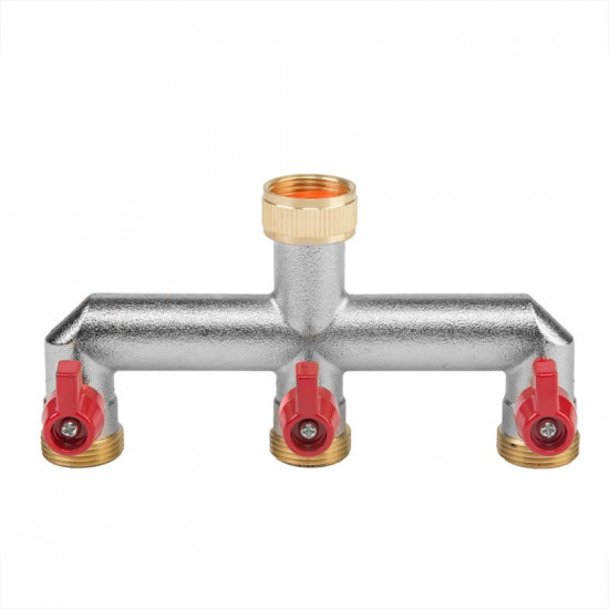 3-WAY GZ 3/4 BRASS MANIFOLD 3-WAY GZ 3/4 BRASS MANIFOLD
