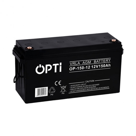 AGM OPTI 12V 150 AH VRLA BATTERY AGM OPTI 12V 150 AH VRLA BATTERY