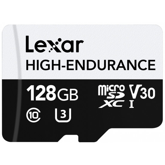 microSD High Endurance card 128GB C10 A1 U1 V30 100/45MB/s microSD High Endurance card 128GB C10 A1 U1 V30 100/45MB/s