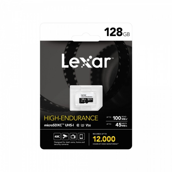 microSD High Endurance card 128GB C10 A1 U1 V30 100/45MB/s microSD High Endurance card 128GB C10 A1 U1 V30 100/45MB/s