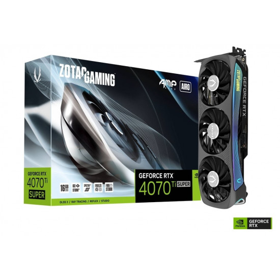 Graphics card GeForce RTX 4070 Ti SUPER AMP AIRO 16GB GDDR6X 256bit Graphics card GeForce RTX 4070 Ti SUPER AMP AIRO 16GB GDDR6X 256bit