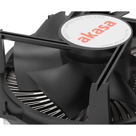 Akasa AK-CC6606BP01 computer cooling system Processor Heatsink/Radiator 9 cm Aluminium, Black 1 pc(s) Akasa AK-CC6606BP01 computer cooling system Processor Heatsink/Radiator 9 cm Aluminium, Black 1 pc(s)