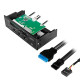 5,25' multifunction fron panel with 6-way c. rea
