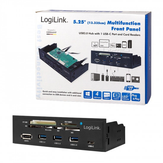 5,25' multifunction fron panel with 6-way c. rea