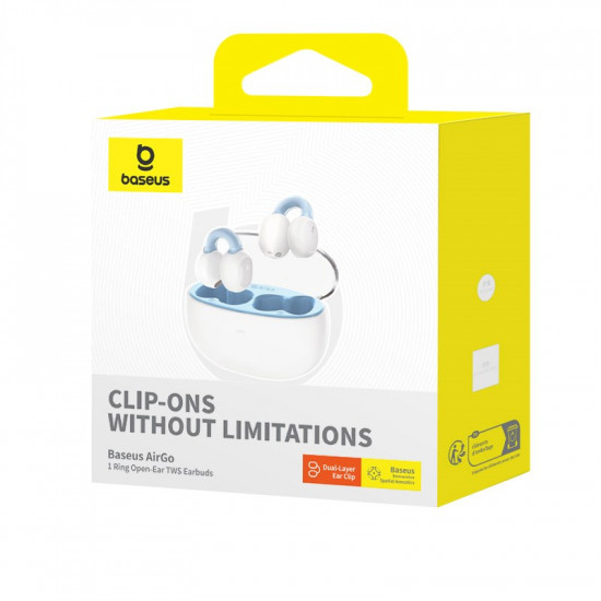 Baseus AirGo 1 Ring Headset True Wireless Stereo (TWS) In-ear Calls/Music Bluetooth White