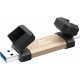 Silicon Power DS72 | 500 GB | USB Type-A/USB Type-C 3.2 Gen 2 | Gold Silicon Power DS72 | 500 GB | USB Type-A/USB Type-C 3.2 Gen 2 | Gold