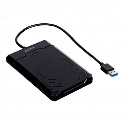 UNITEK Y-3036 storage drive enclosure 2.5 HDD/SSD enclosure Black