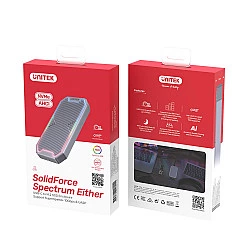 UNITEK SolidForce Spectrum SSD enclosure Grey M.2