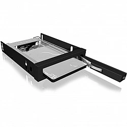 Wechselrahmen. 1xSATA 2.5 zu 1xSATA Host. trägerlos. für 3.5 Schacht ICY BOX