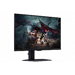 LCD Monitor SAMSUNG 27 Gaming Panel IPS 2560x1440 16:9 180Hz 1 ms Swivel Pivot Height adjustable Tilt Color Black LS27DG500EUXEN