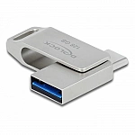 STICK DELOCK USB 3.2 Gen 1 USB-C + Typ-A Speicherstick 128GB - Metallgehuse