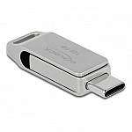 STICK DELOCK USB 3.2 Gen 1 USB-C + Typ-A Speicherstick 128GB - Metallgehuse
