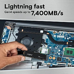 SSD diskas Crucial T500 1TB M.2 PCIe 4.0 NVMe TLC