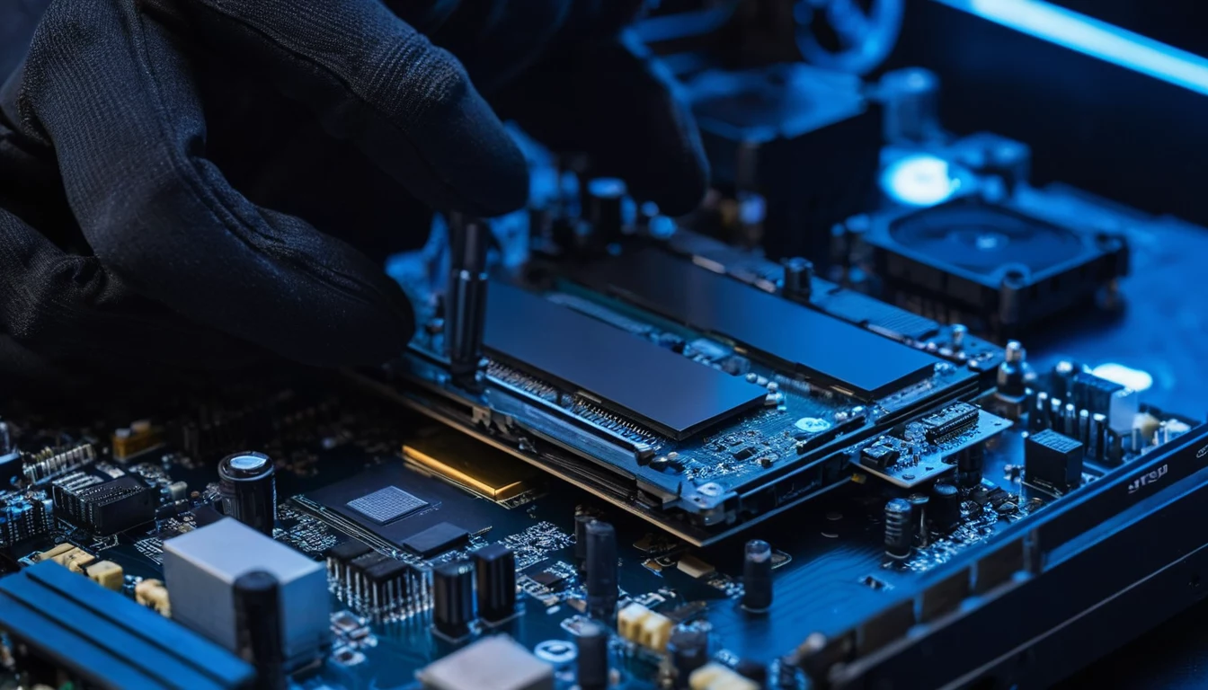 M.2 NVMe SSD disks tiek uzstādīts mātesplatē