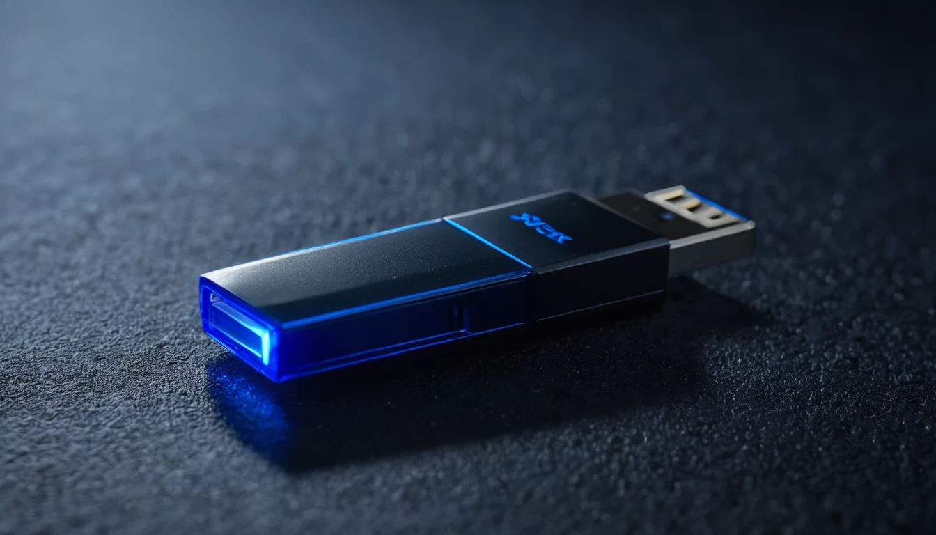 USB zibatmiņa ātrai failu pārsūtīšanai