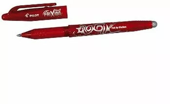 Pilot Frixion Ball sarkanā pildspalva (BL-FR7-R)