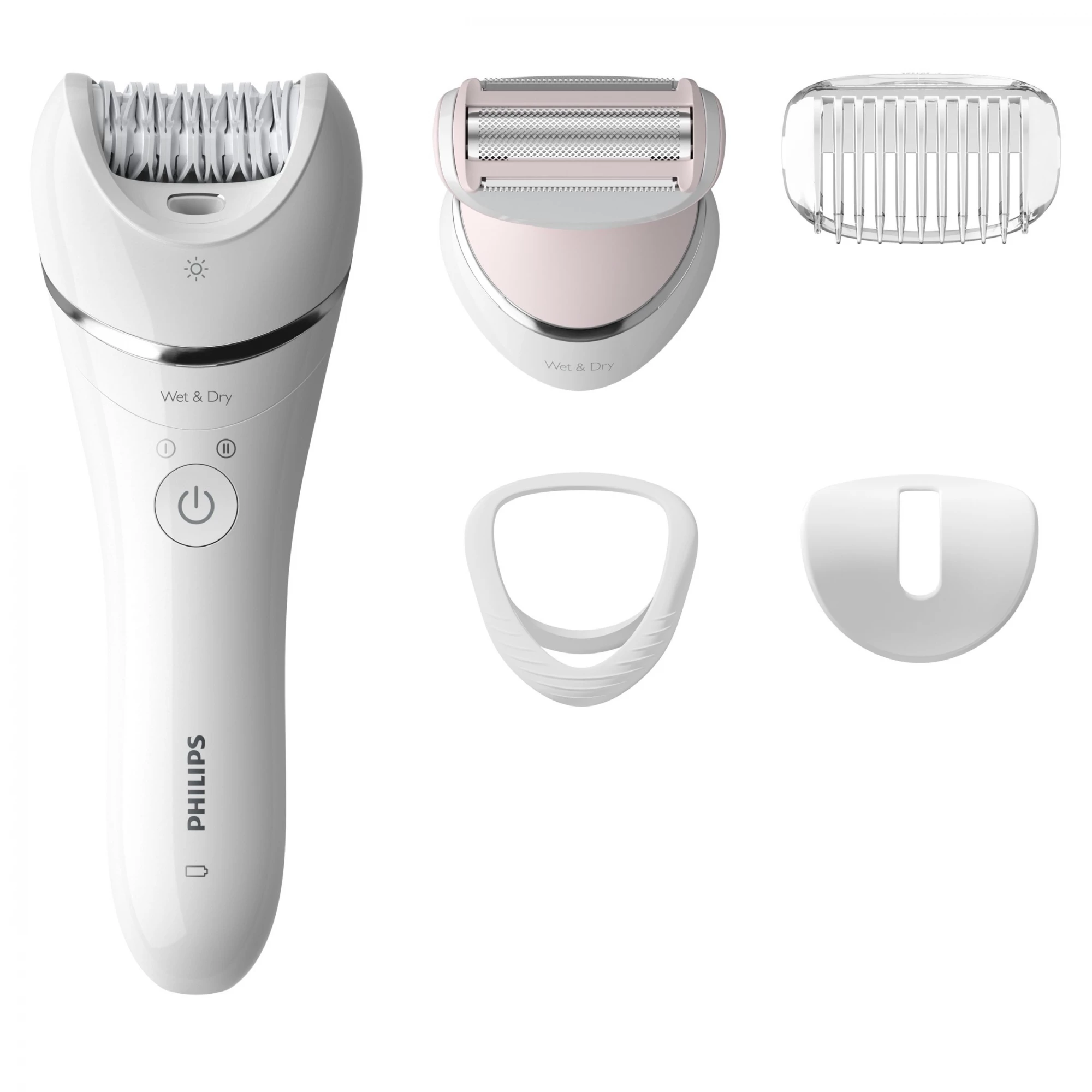 Epilators Philips BRE710/00, bezvadu slapjā/sausā epilators
