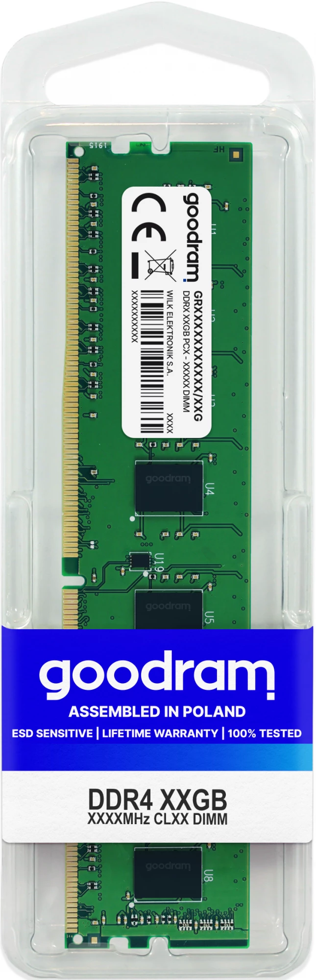 GOODRAM GR2666D464L19S/8G 8GB DDR4 2666MHz CL17