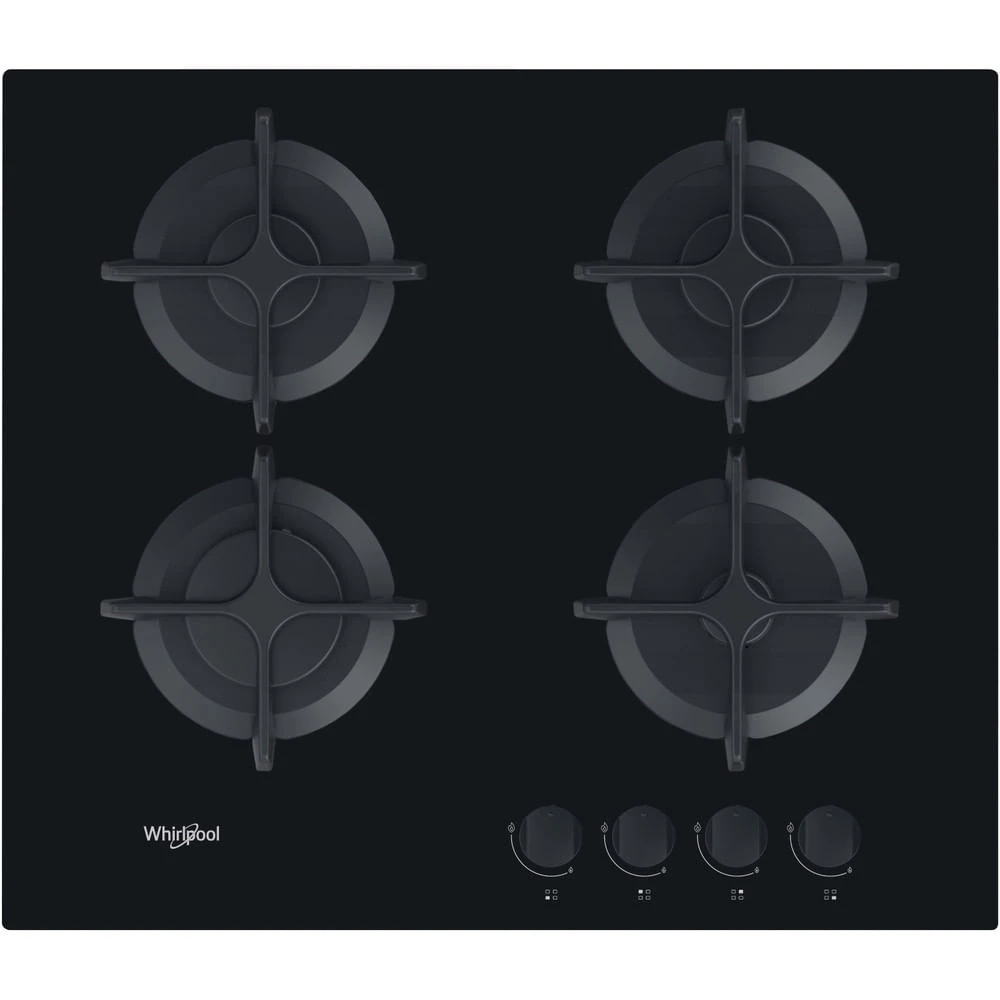 Whirlpool AKT 616/NB Melns Iebūvējamā gāzes