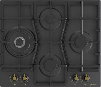 Gorenje GW6D42CLB iebūvējamā gāzes plīts virsma