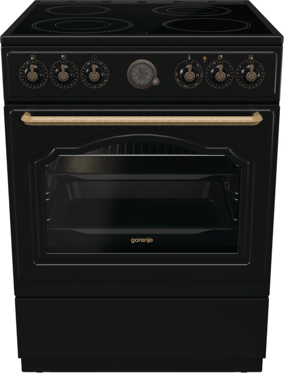 Gorenje GECS6B71CLB Brīvi stāvoša plīts Elektriskā